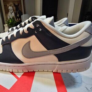 Nike Dunk Low Sail-Wolf Grey-White-Blue Womens Sz 8 US HV2390 100 Sneakers NEW